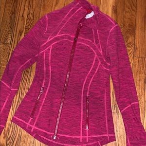 Lululemon zip up in pink